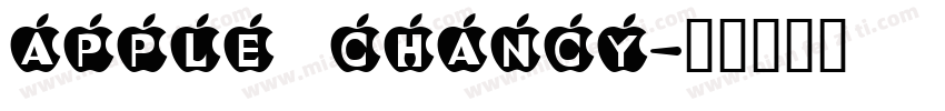 apple chancy字体转换